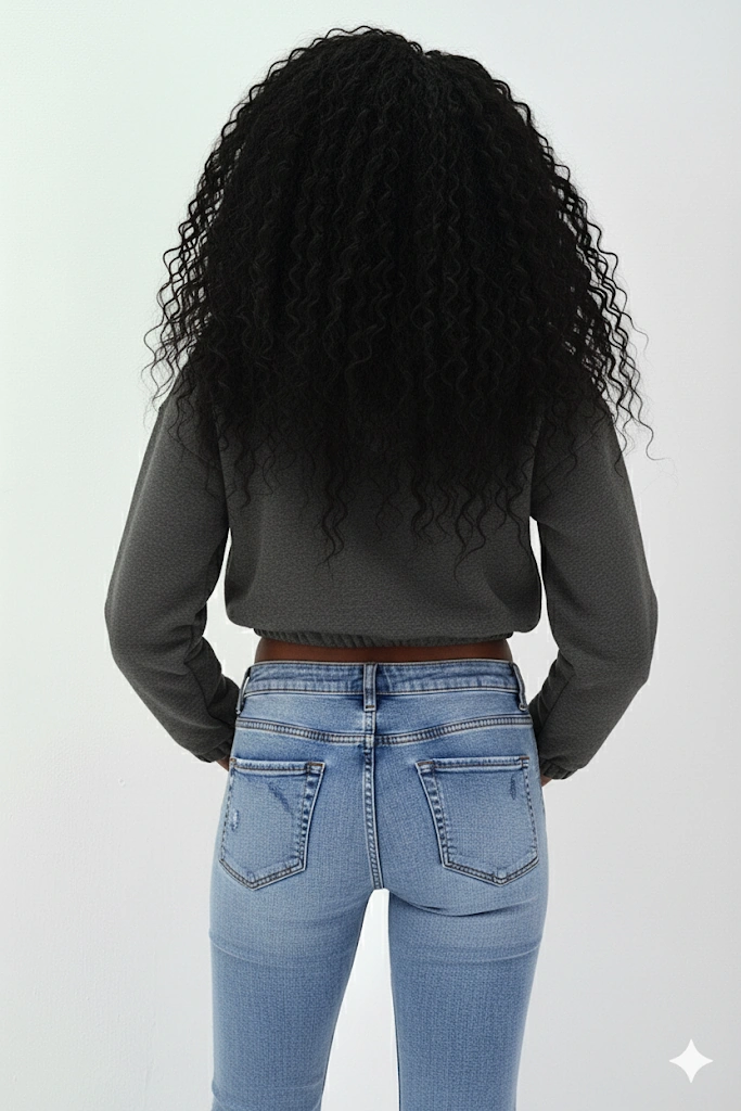 Kadın Neon Christian Drop Yazılı Kapüşonlu Crop Kesim Antrasit Sweatshirt Nakış İşlemeli Antrasit