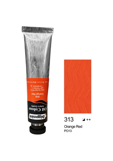 Bigpoint Yağlı Boya 45 Ml Orange Red 313 X 6 Adet Diğer