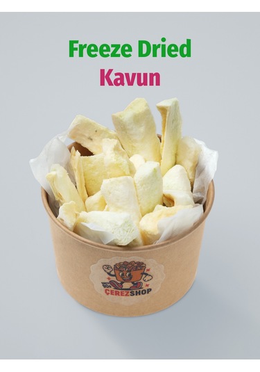Freeze Dried Kavun Dondurularak Kurutulmuş Kavun Cipsi %100 Doğal Katkısız 20 Gr 20 G