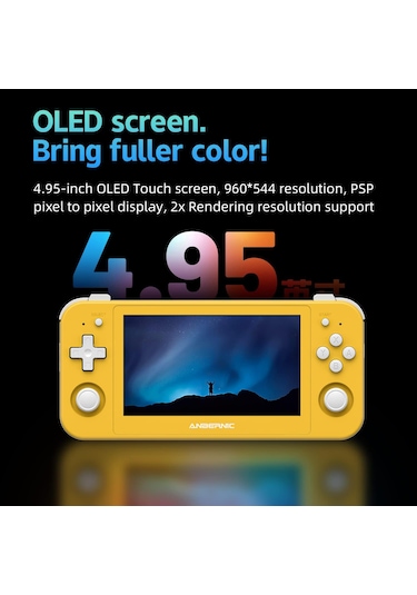 Rg505 Oyun Konsolu, Android 12 Sistemi Unisoc Tiger T618 Cpu 4.95