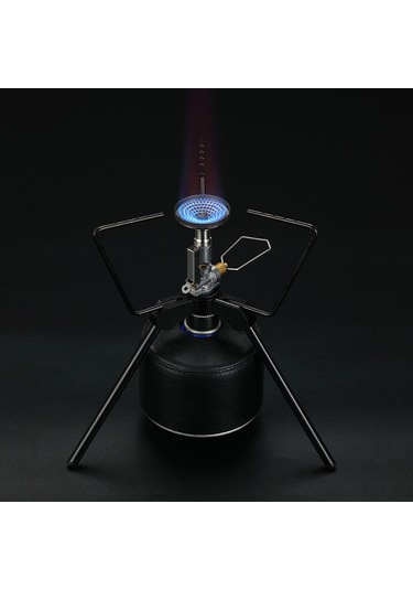 Symbee Kamp İçin Hafif Alüminyum Alloy Ocak Yüksekliği Artırıcı Adaptör, Dış Mekan Uyumlu, Güvenli Ve Sızıntısız Siyah