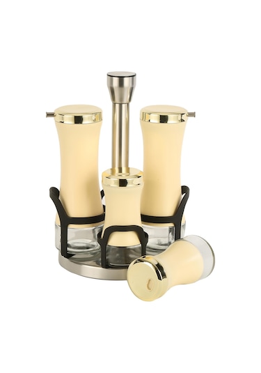 Vitale Sarı 4'lü Baharatlık Seti Mtfk.0132