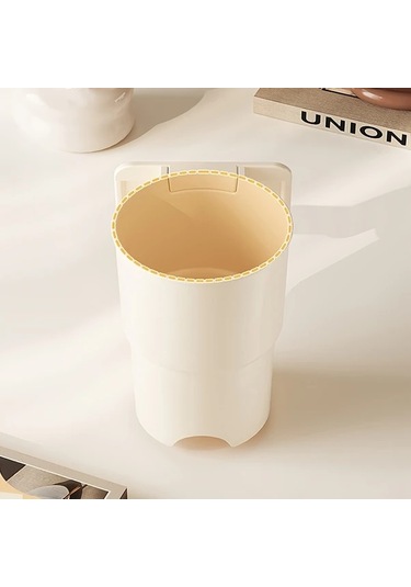 Dashanshop Orange 2'li Paket Devrilmez Bardak Tutucu, Vakuzlu Ve Masalar İçin Taşınabilir Askı Turuncu