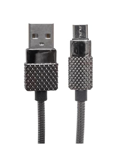 Powermaster Metal Yaylı 3 Amper Micro Usb Şarj Ve Data Kablosu