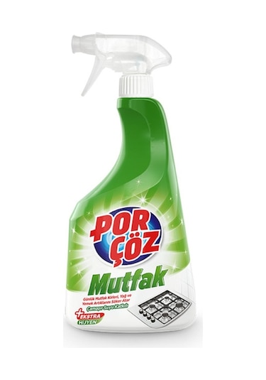 Porçöz Çamaşır Suyu Katkılı Mutfak Temizleyici Sprey 750 ML