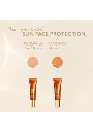 Lancaster Infinite Bronze Tinted Protection Sunlight Cream Spf30 Light/medium Shade 50 Ml Renkli Güneş Koruyucu