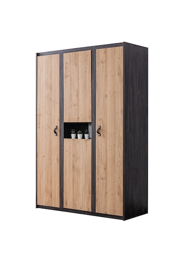 setaymobilya Gardırop, Doğa 3 Kapaklı Dolap - Setay Genç Odası
