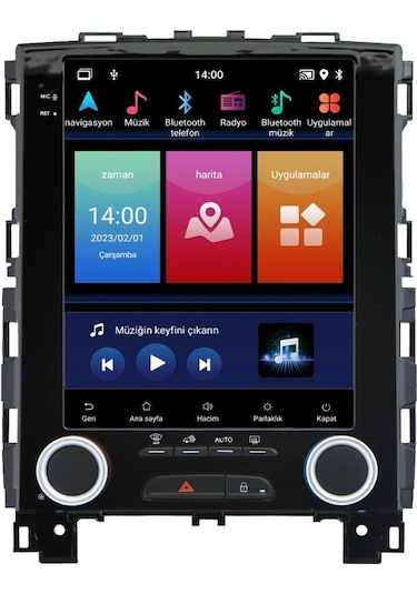 Renault Megane 4 Android Multimedya Sistemi 2016-2024 Cadence 4/64 Tesla