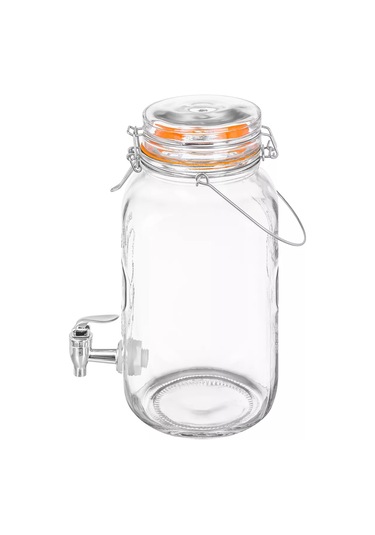 Elan Gallery Soğuk İçecekler İçin Musluklu Limonata Şişesi, 3,78 Lt 220434974 Beyaz