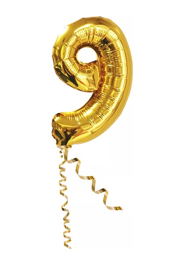 Fiolento 19. Doğum Günü İçin Balon Seti, Dekorasyon 172481224 Altın Rengi