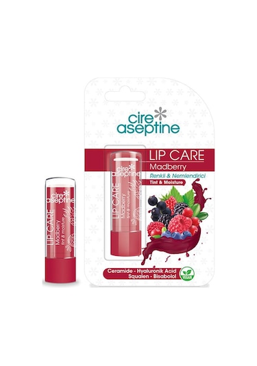 Cire Aseptine Madberry Renkli Dudak Bakım Kremi 4.5 G
