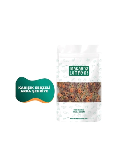 Karışık Sebzeli Arpa Şehriye +8 Ay - 250 Gram
