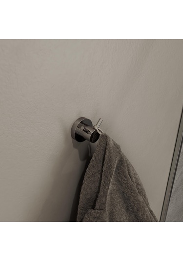 Aqua Bagno Zero Bornozluk -ikili -parlak Krom