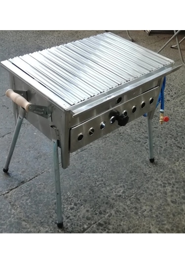 Birçelik Tüplü CE Belgeli Mangal Gümüş