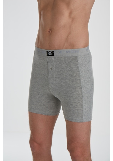 X Man 704 Gri Erkek Boxer