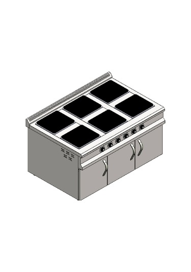 Csa Karacasan 150 Cm Elektrikli 6 Li Dolaplı Ocak