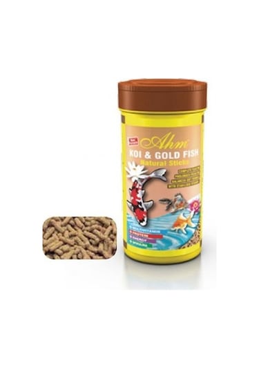 Ahm Koi Goldfish Natural Pond Sticks Balık Yemi 250 Ml