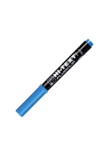 Hi-Text 7000 Kalem Tipi Fosforlu Mavi