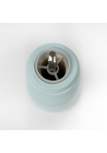 Turkuaz Ahşap Tuz Ve Karabiber El Değirmeni Öğütücü Grinder 18 Cm Turkuaz