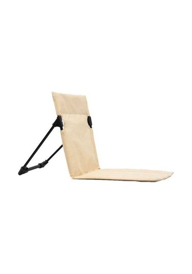 Prestigegoods Açık Kamp Hafif Katlanır Sandalye - Su Geçirmez Oxford Kumaş - Plaj Kamp Parkı Sandalye - Taşınabilir Tek Yastık Sandalye Haki