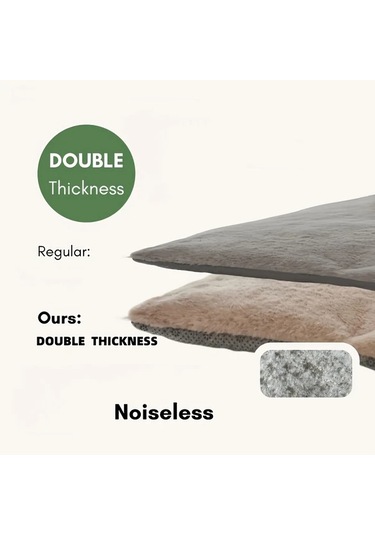 Gateesat Kalın 5 Katlı Kışlık Kutu Yatak 115x72cm Isıtmalı Yıkanabilir Köpek Kedi Battaniye