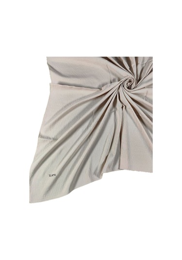 Tuana Eşarp Pamuk Jazz Eşarp 105x105cm Açık Krem