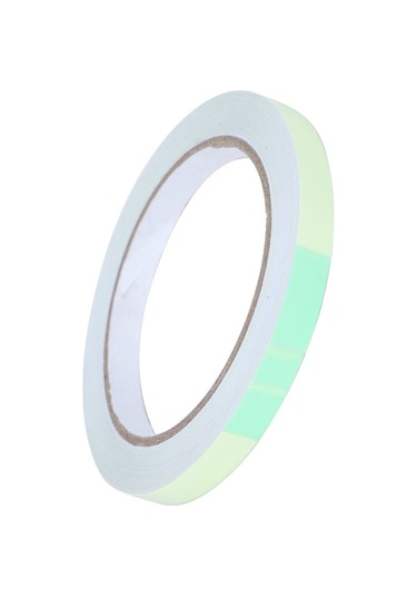 Dianziye 10mm X 10m Yeşil Yeniden Kullanıma Uygun Işık Emici Bant - Su Geçirmez, Yangın Engelleme Özelliğiyle Çevre Dost, 5-6 Saat Işık Verir