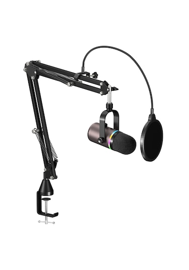 Havit Gamenote Gk63 Pro Rgb Profesyonel Oyuncu Yayıncı Mikrofonu