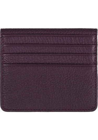 Damy Hakiki Deri Unisex Kartlık 512mg - Mürdüm