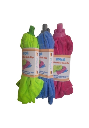 Yeniçağ 3 Adet Mikrofiber Havlu Mop Paspas