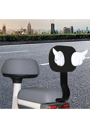 Suntek Jenerik Elektrikli Bisiklet Arka Sırtlık Desteği Siyah Siyah