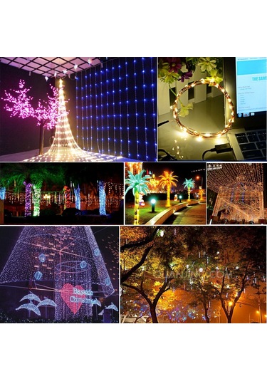 Sones 10m 5v 6w 500lm Led Gümüş Işık Dizisi, Usb İle Çalışan Smd-0603 Festival Lambası / Dekorasyon Işık Şeridi Mavi Beyaz Işık Diğer