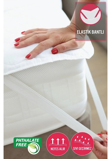 Eco Comfort Su Sıvı Geçirmez Yatak Koruyucu Alez Elastik Bantlı