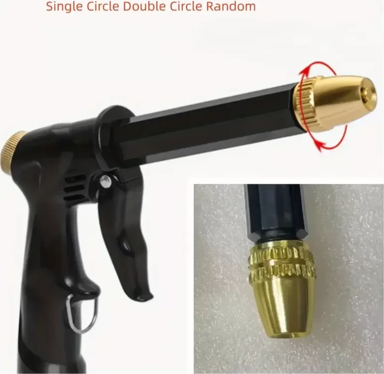 Yüksek Basınçlı Su Tabancası Ayarlanabilir Nozullu 4915