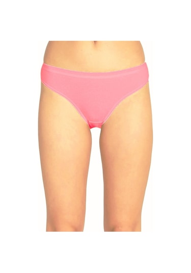 5Li Kadın Penye Bikini Külot Rengarenk Pamuklu