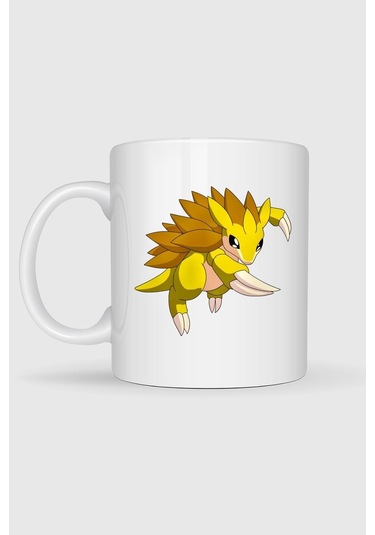 Sandslash Baskılı Kupa Bardak Beyaz