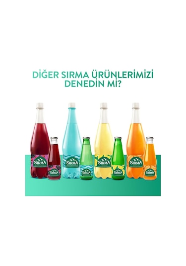 Sırma Mango & Ananas Aromalı C Vitaminli Doğal Maden Suyu 1 Lt X 6 Adet
