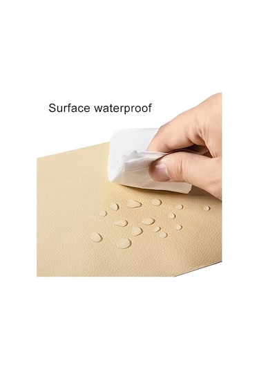 Tongxida 30x137 Cm Kendinden Yapışkanlı Deri Yama, Beyaz Araba Koltuğu Tamir Etiketi