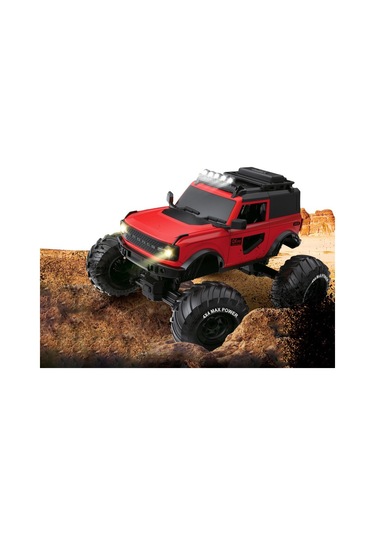 1:8 Ölçek Işıklı Sesli Şarjlı 4x4 Oyuncak Canavar Off-road Aracı Çok Renkli