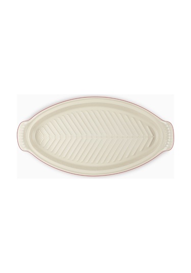 Le Creuset Kapaklı Seramik Balık Pişirme Kabı, 34 Cm Seramik Tava Kırmızı