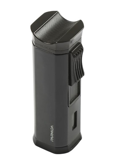 Parmida 3 Torch Pürmüz Siyah Metal Puro Çakmağı