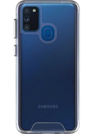 Samsung Uyumlu Galaxy M30s Kılıf Zore Gard Silikon Renksiz