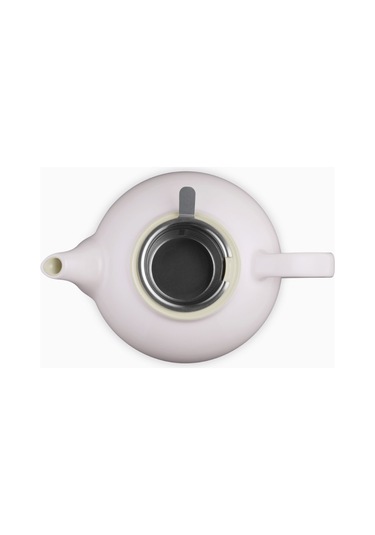 Le Creuset Paslanmaz Çelik Süzgeçli Seramik Çaydanlık, 1.3l Çaydanlıklar Shell Pink Pembe