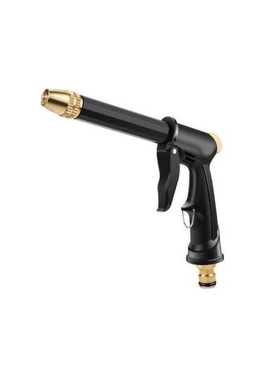 Besthome1 Jms Yüksek Basınçlı Su Tabancası, Araba Yıkama, Zemin Temizleme, Çim Avlu Bahçe Sulama, Nozulu Yağmurlama, Profesyone Siyah