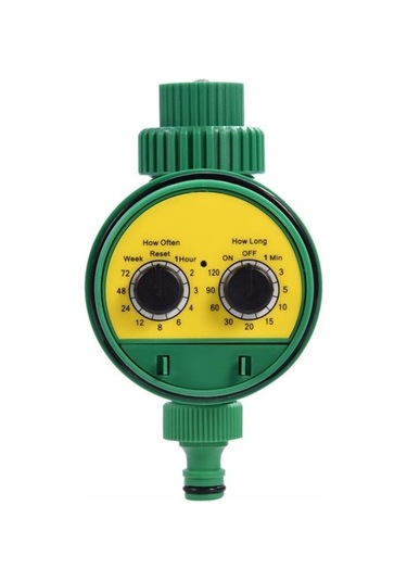 Otomatik Elektronik Bahçe Sulama Zamanlayıcı Sulama Kontrolörü Solenoid Vana Sulama Yağmurlama Bahçe Sulama Sistemi 7168