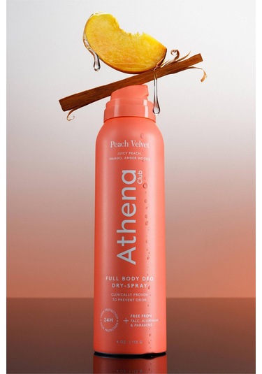 Athena Club Peach Velvet Tüm Vücut Sprey Deodorant 113gr