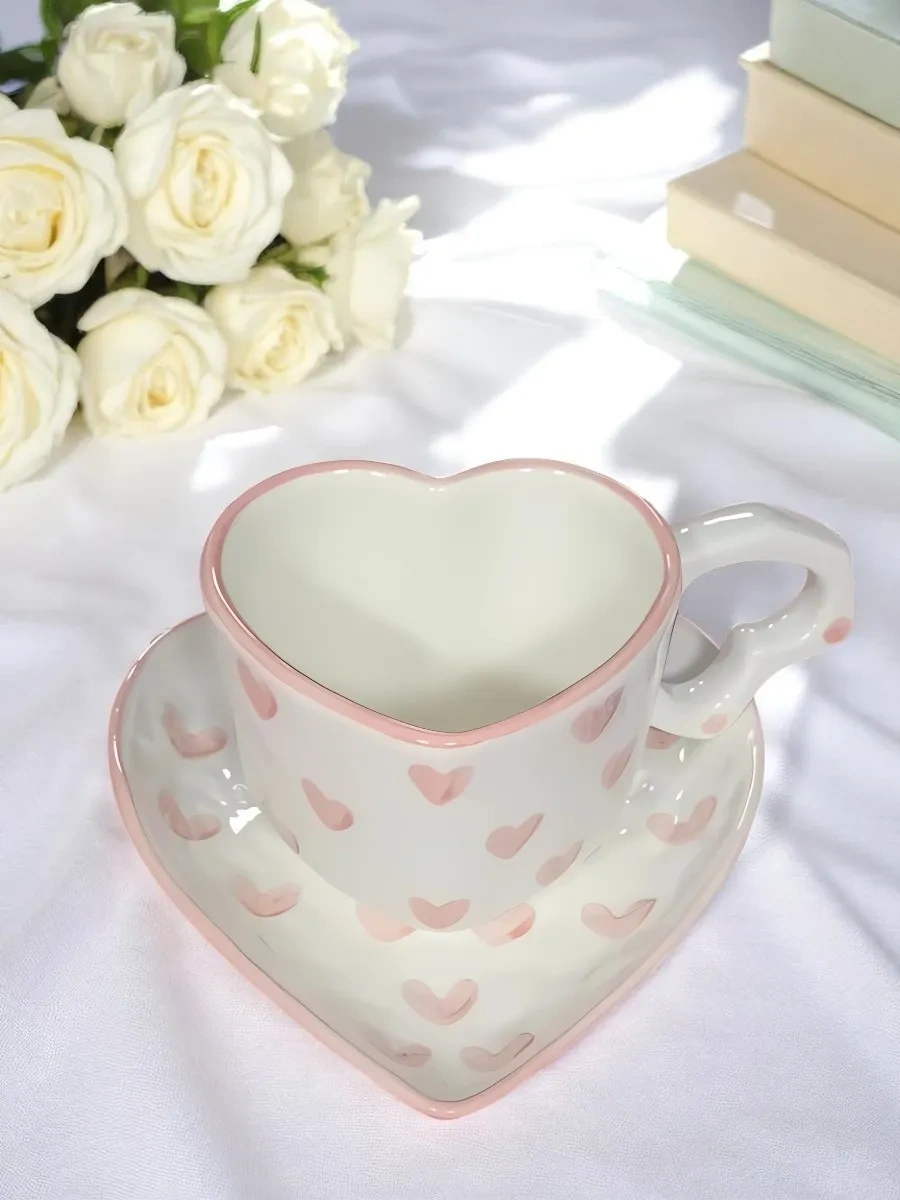 Arthomes Çay Takımı Seti Fincan 250ml Ve Tabak, Hediye 413344047 Beyaz