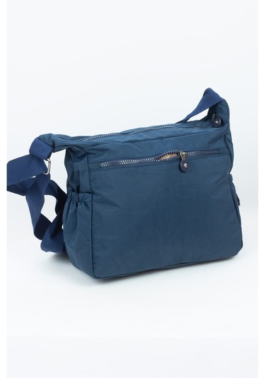 Krinkıl / Klinkır Su Geçirmez Kumaş Çok Gözlü Çapraz Kol Ve Omuz Postacı Çantası Lacivert 5835 Lacivert