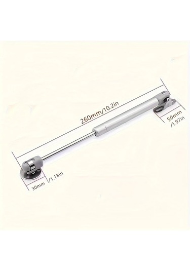 Dashanshop 4 Adet Modern Metal Yüzey Montaj Dolap Menteşesi 150n Gaz Yaylı