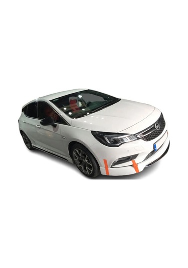 Opel Astra K Custom Ön Ek Karlık Abs Plastik Mat Siyah 2015 2016 2017 2018 2019 2020 2021